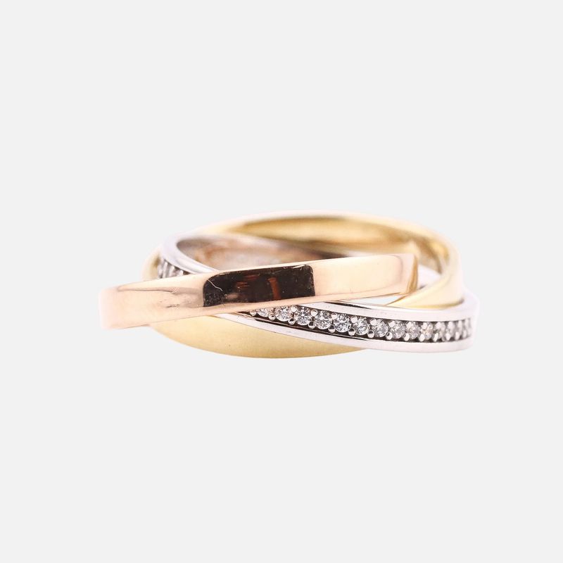 Anillo Fin De Semana 14k 4.3g #6.5