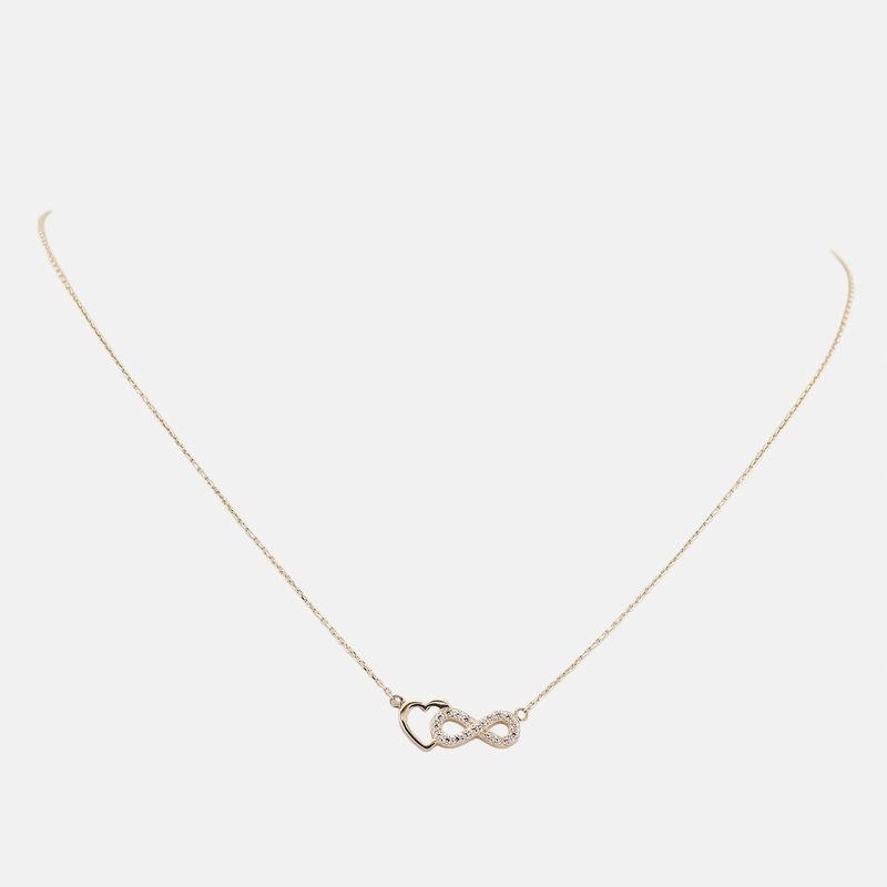 Gargantilla Infinito C/p Bca Crazn 14k 1.7g