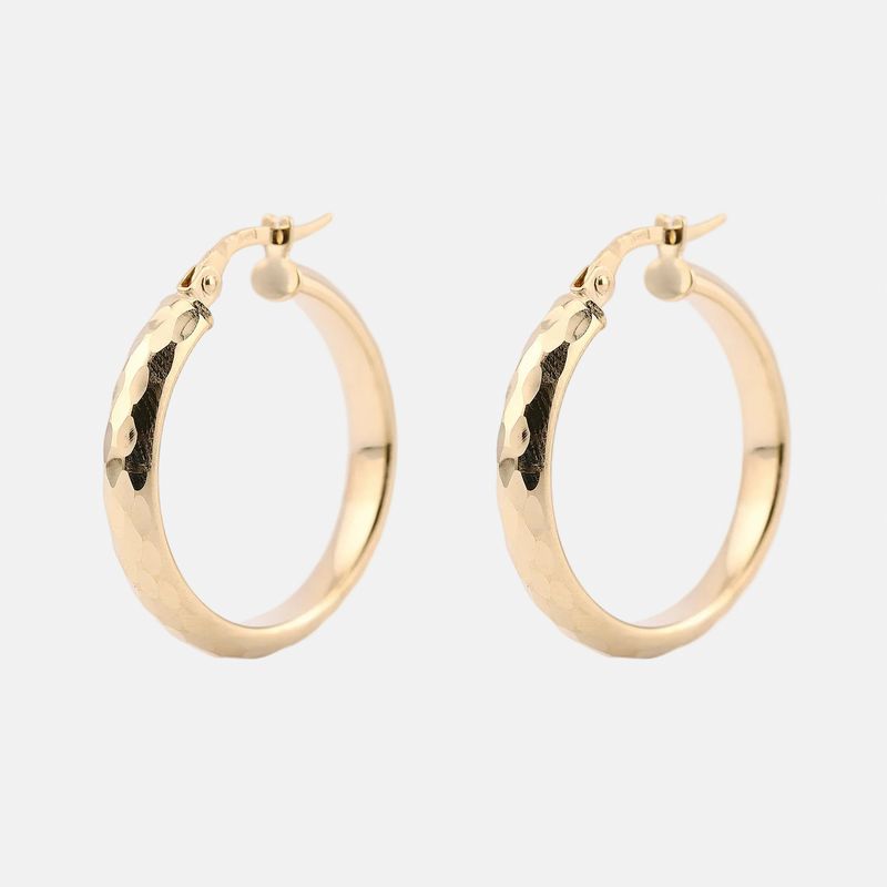 Arracadas Facetadas 14k 2.3g