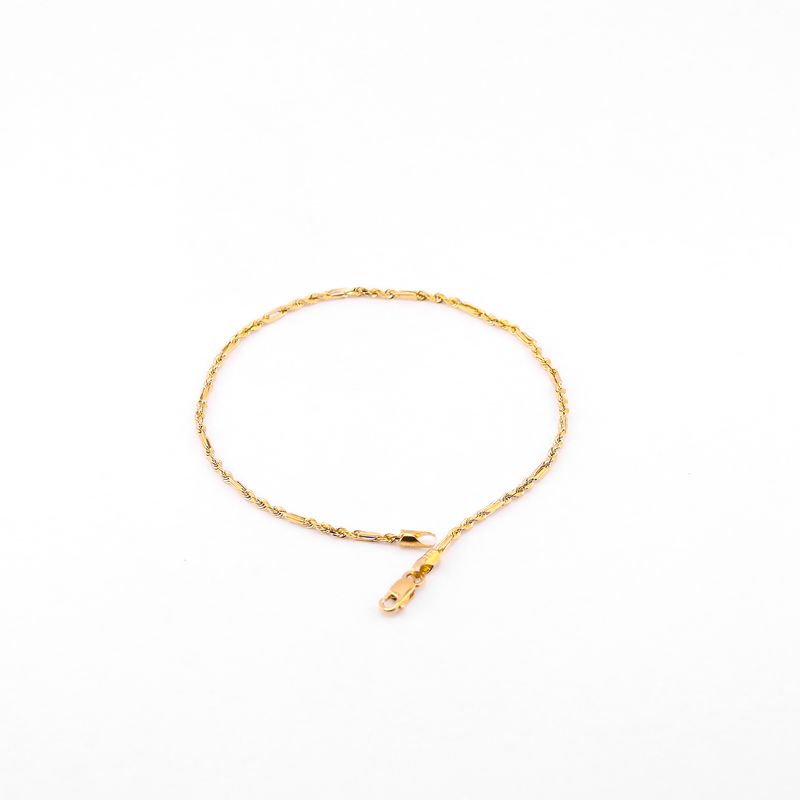 Pulso Figaro 14k  1.5g 20.7cm