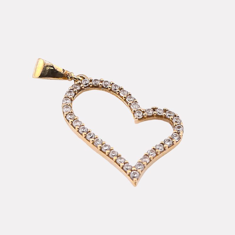 Dije Corazon C/p  10k 0.9g