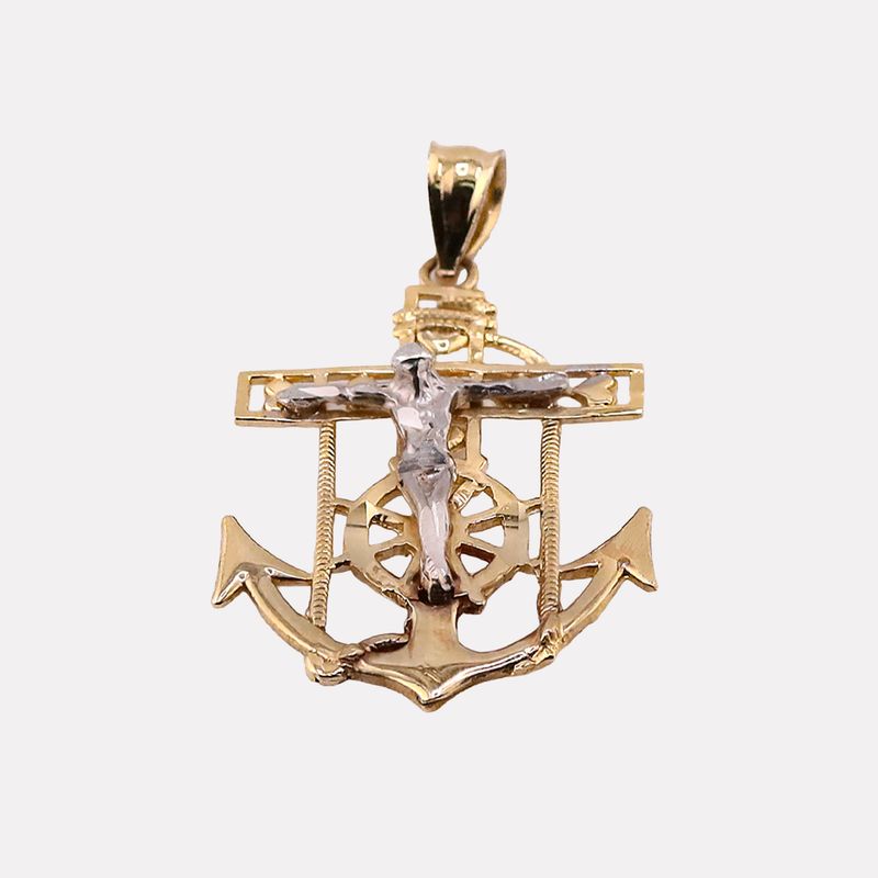 Dije Ancla Cruz 14k2.6g