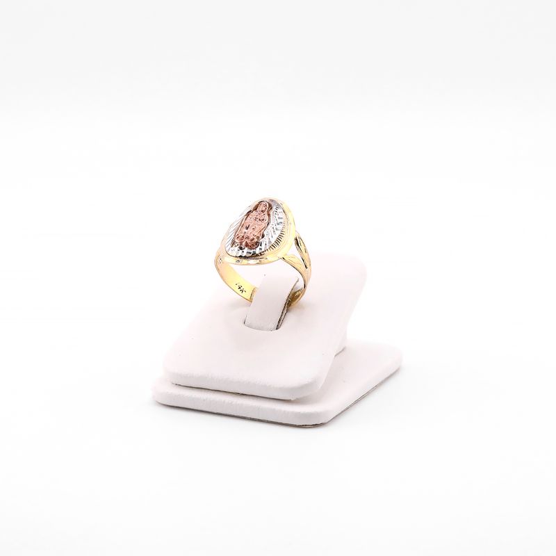 Anillo Ovalo Virgen 14k 5.5g #8.5