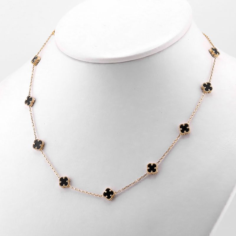 Gargantilla Tipo Van Cleef 14k 6.9g