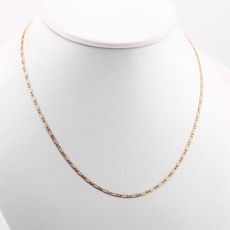 Cadena Eslabon 1x1 Diam. 14k 2.3g 45cm