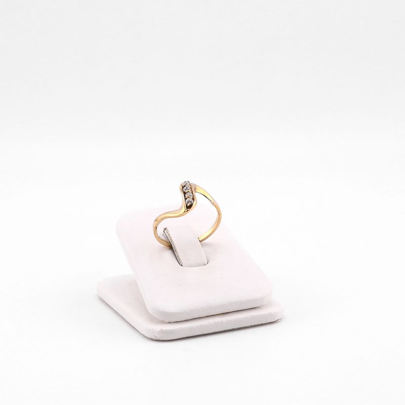 Anillo De Onda C/p 10k 1.7g #7.5