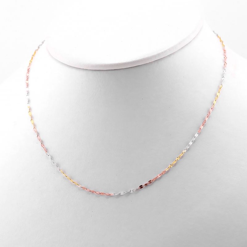 Cadena Granito Tns. 10k 0.8g 40cm