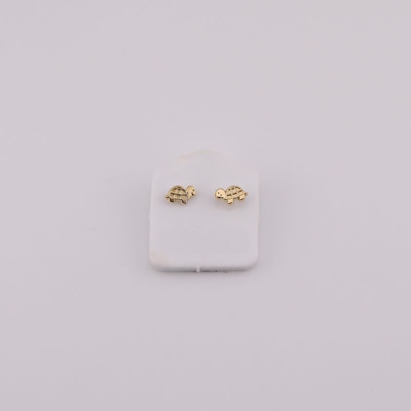 Broqueles Tortuga Chica 10k 0.1g