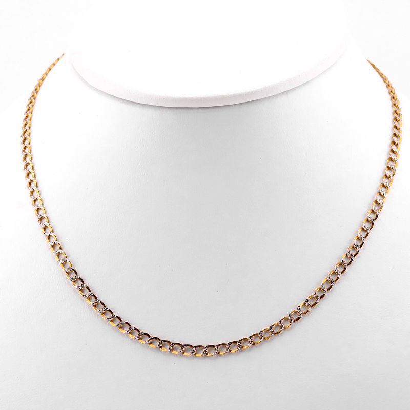 Cadena Eslabon Diam. 14k 5g 55cm