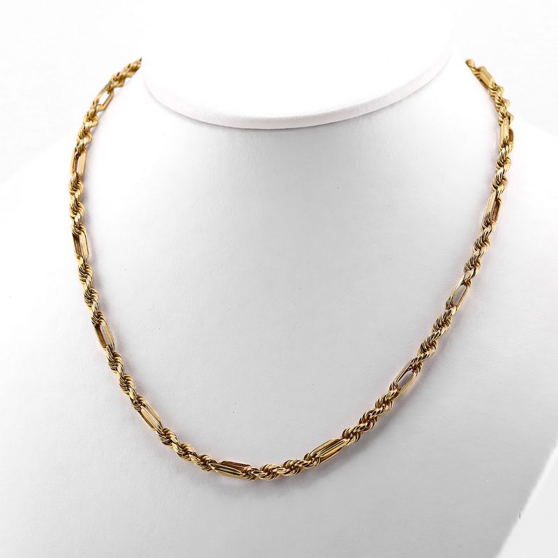 Cadena Figaro 14k 16.6g 60cm