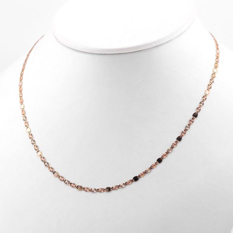 Cadena Mixta  14k 3.3g 30cm