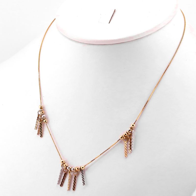 Gargantilla Borlas 14k 5.2g