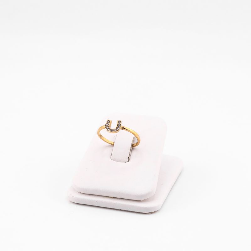 Anillo Herradura C/p 10k 1g #5.5