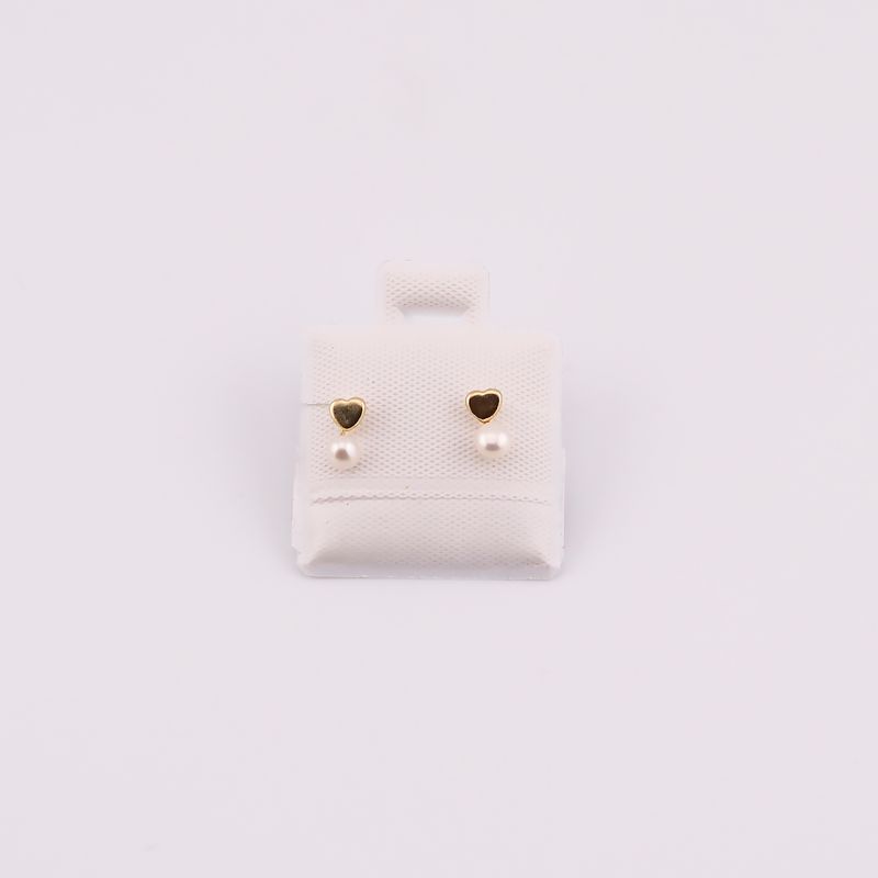 Broqueles Corazon 10k 0.2g