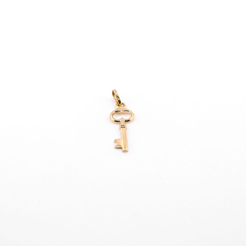 Dije Llave Lisa 14k 1.5g