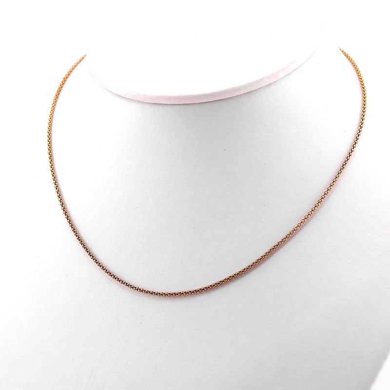 Cadena Cubo 14k 3g 45cm