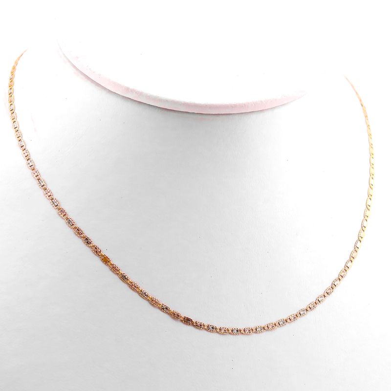 Cadena Valentino Relim. Tns. 14k 2.1g 40cm