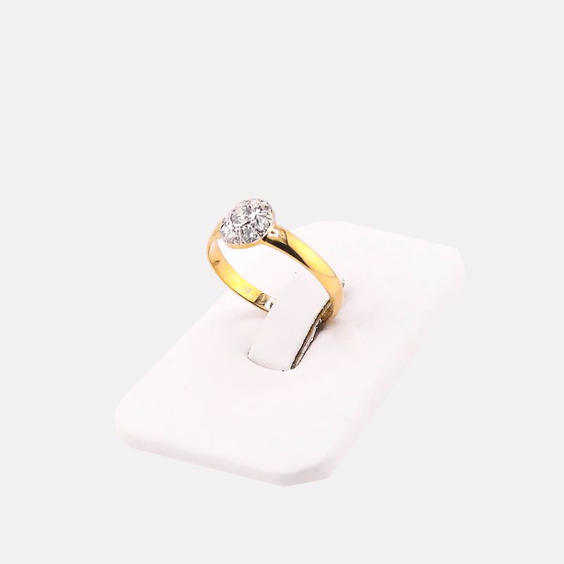 Anillo C/p Bca. 14k 1.7g #8