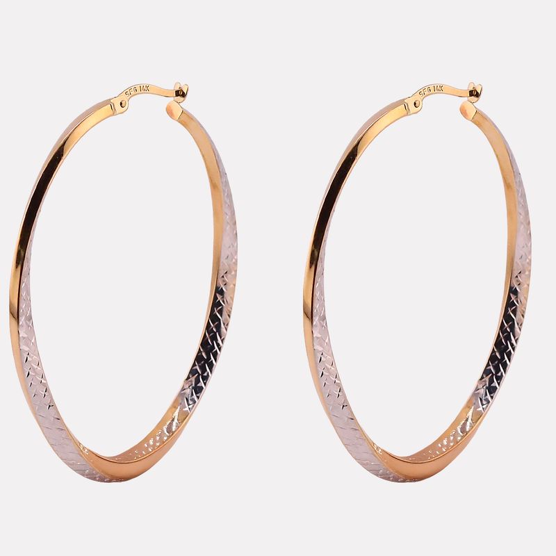 Arracadas Ovalo Tnos  14k 3.1g