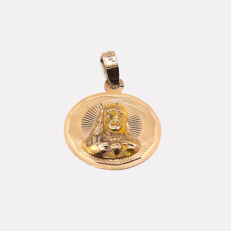 Dije Sagrado Corazon Relim. 14k 1.7g