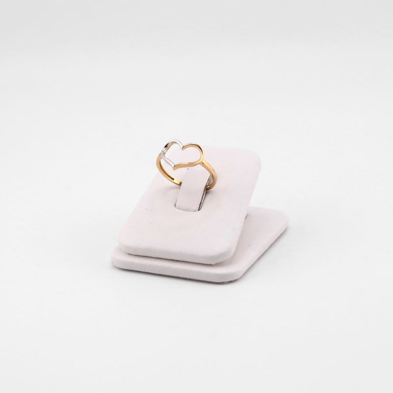 Anillo Silueta Corazon  14k #6