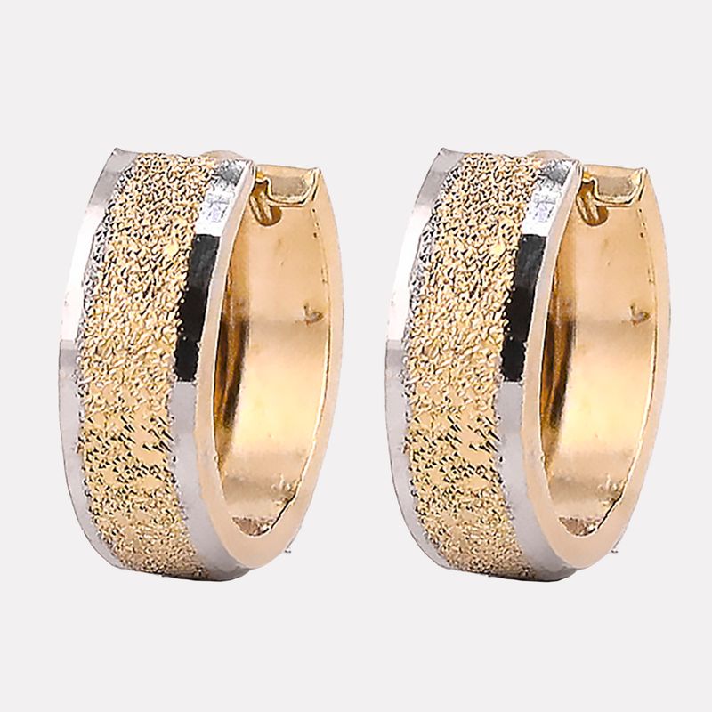 Aretes Huggies Aren/ Facet. 14k 1.7g