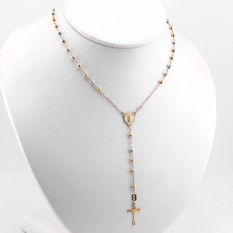 Rosario 3 Tonos 14k 7.3g 60cm