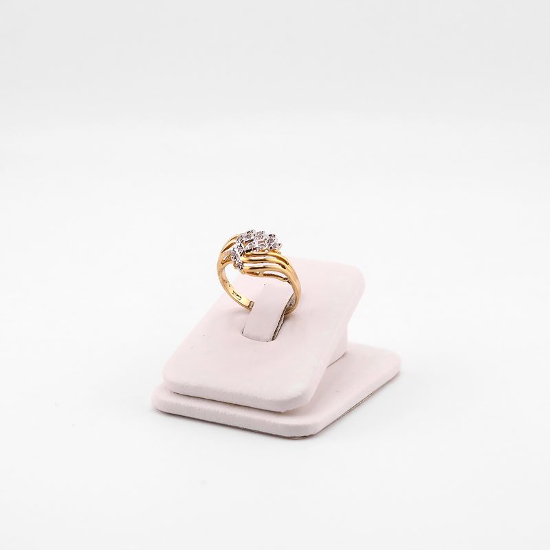 Anillo Ondas 2 Tns. 14k 2.4g #6.5