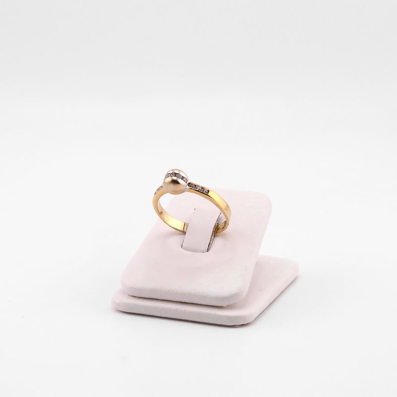 Anillo Bola C/p 14k 3.1g #9