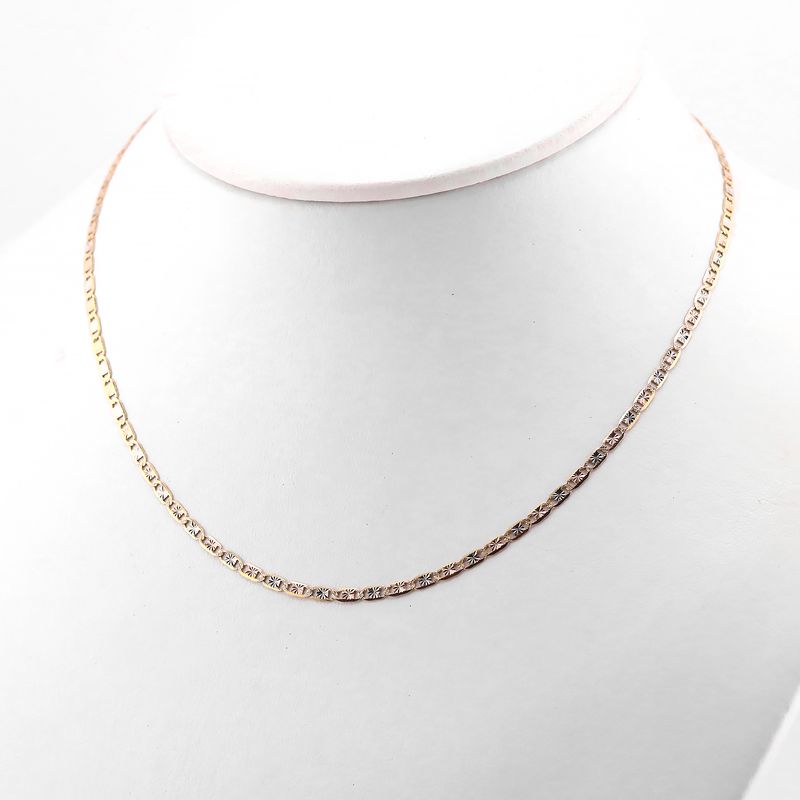 Cadena Gucci Relim. Tns. 14k 4.2g 50cm