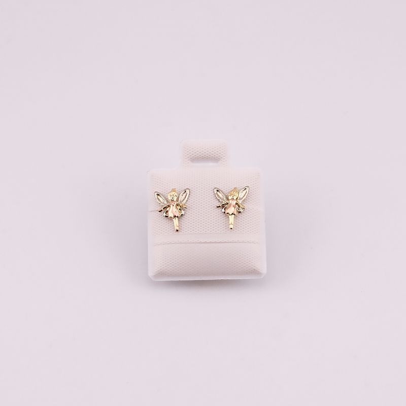 Broqueles Hada 3tnos  10k 0.2g