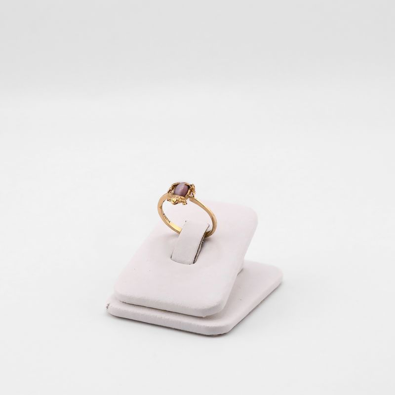 Anillo Rana C/p Tornasol 14k 1.8g #6