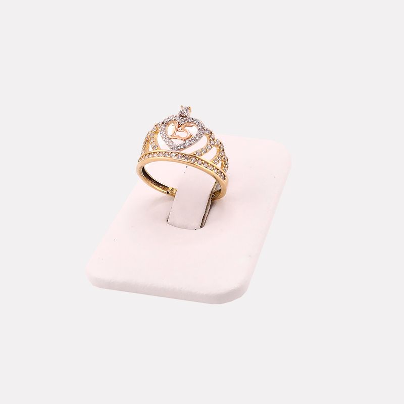 Anillo Corona 15 Años C/p 14k 2.3g #6
