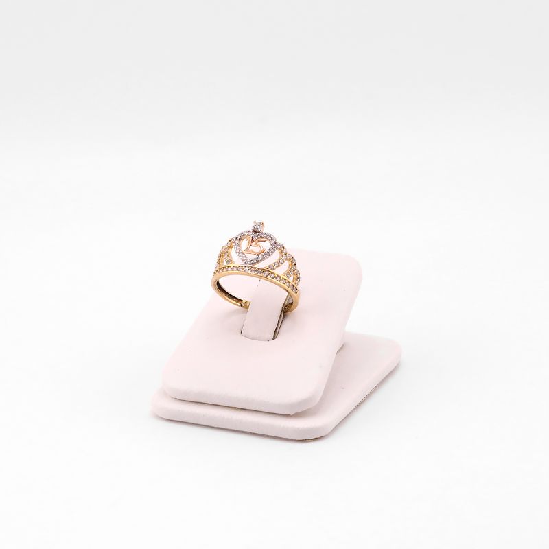 Anillo Corona 15 Años C/p 14k 2.3g #6