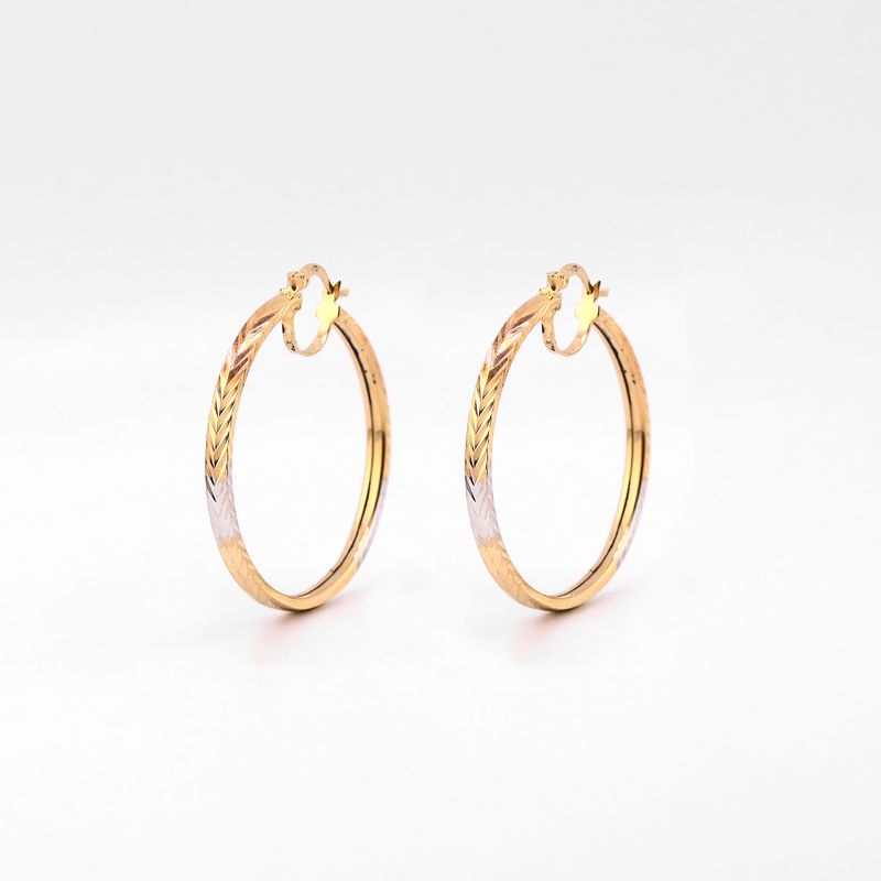 Arracadas Relim. Tns. 14k 4.9g