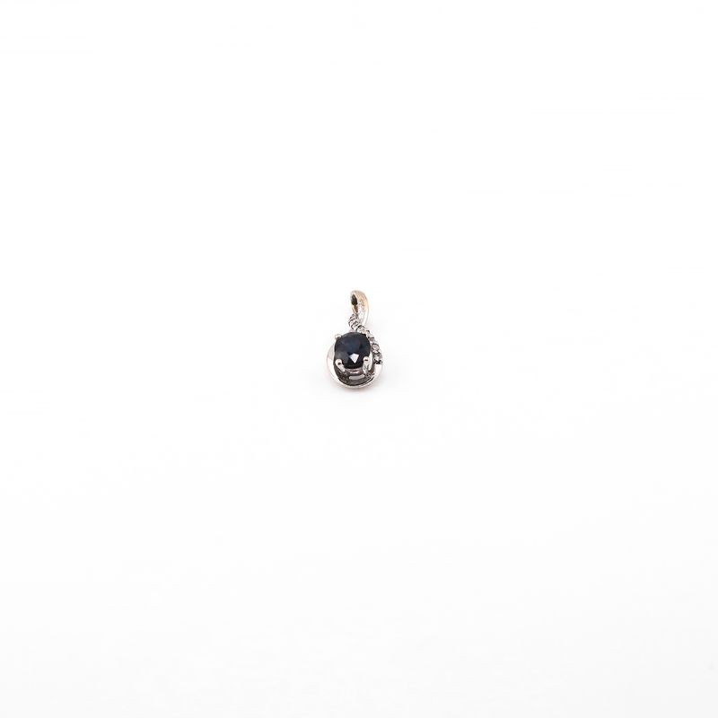 Dije Oro Blanco C/p Azul 14k 1g