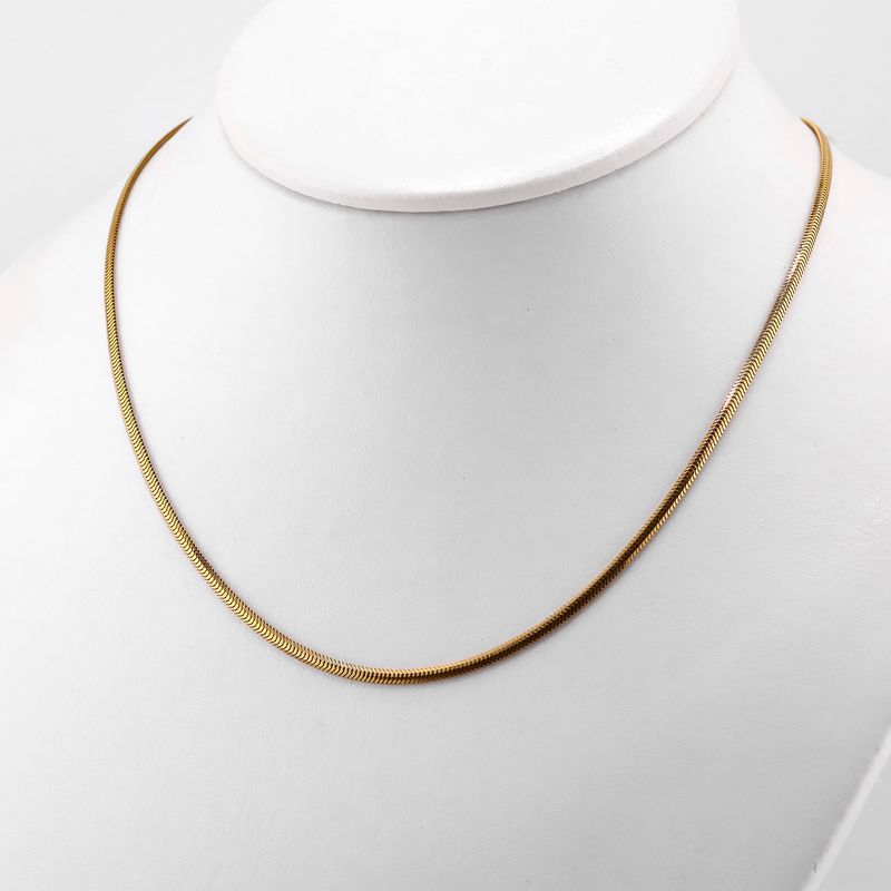 Cadena Panza De Vibora 14k 4.8g 45cm