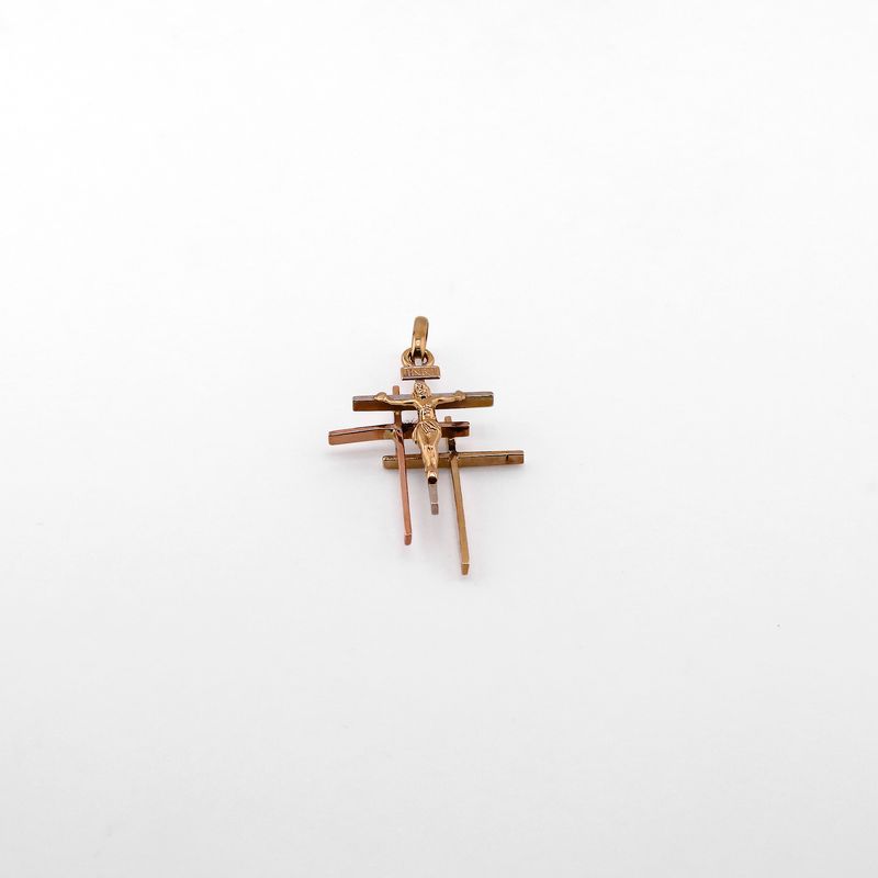 Dije 3 Cruces Tns. 14k 4.3g