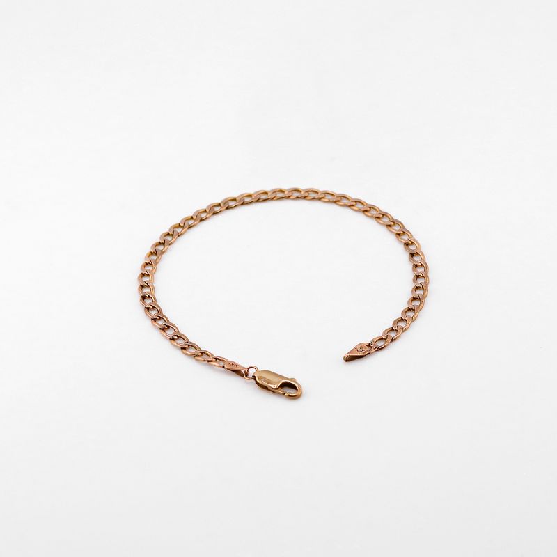 Pulso Eslabon Relim. 10k 2.6g 18.5cm