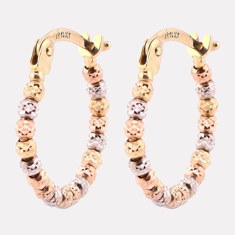 Arracadas Caricias 14k 1.7g