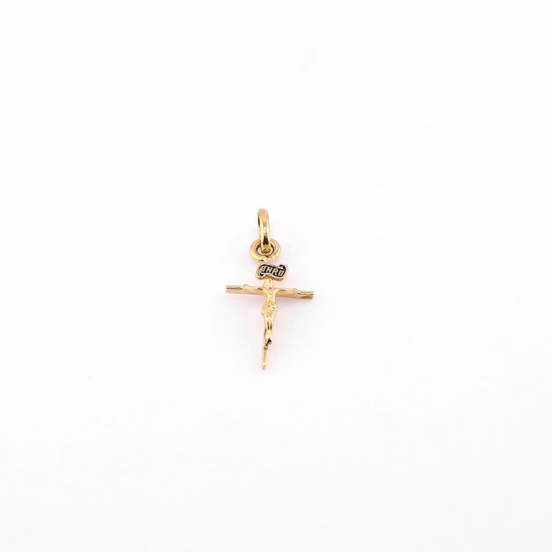 Dije Cruz Cristo 14k 0.8g
