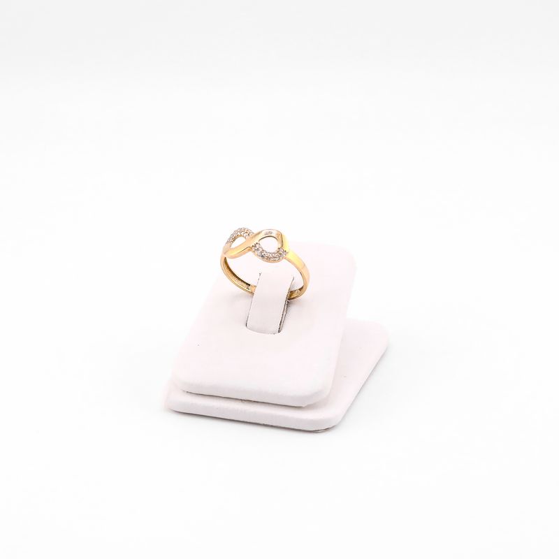 Anillo Infinito C/p 14k 1.7g #8