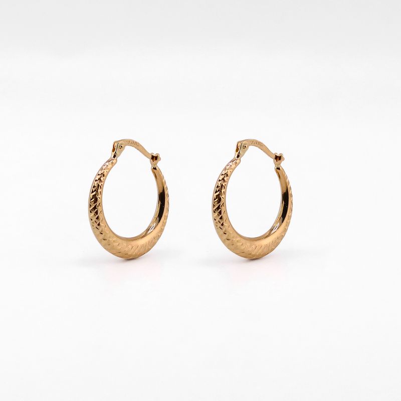 Arracadas Relimadas 14k 1.8g