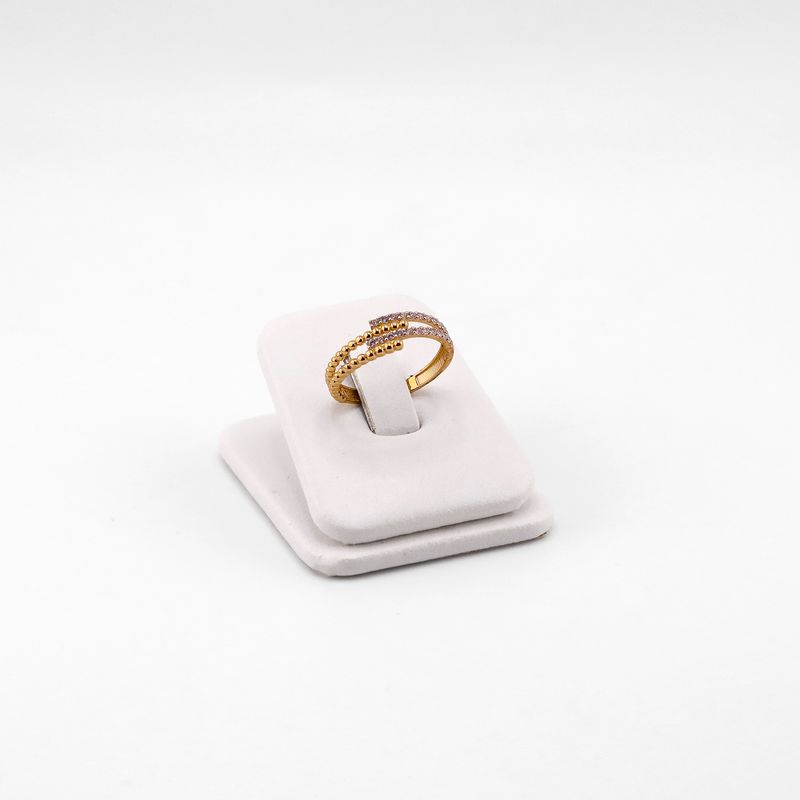 Anillo Borlas C/p Bcas  14k 1.6g #7