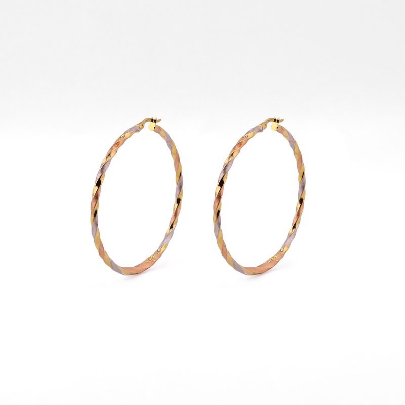 Arracadas Torcidas Tns. 14k 3.6g