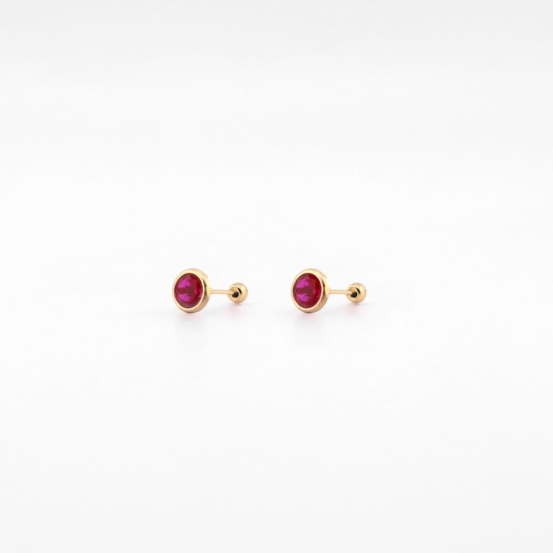 Broqueles C/p Roja 10k 0.3g