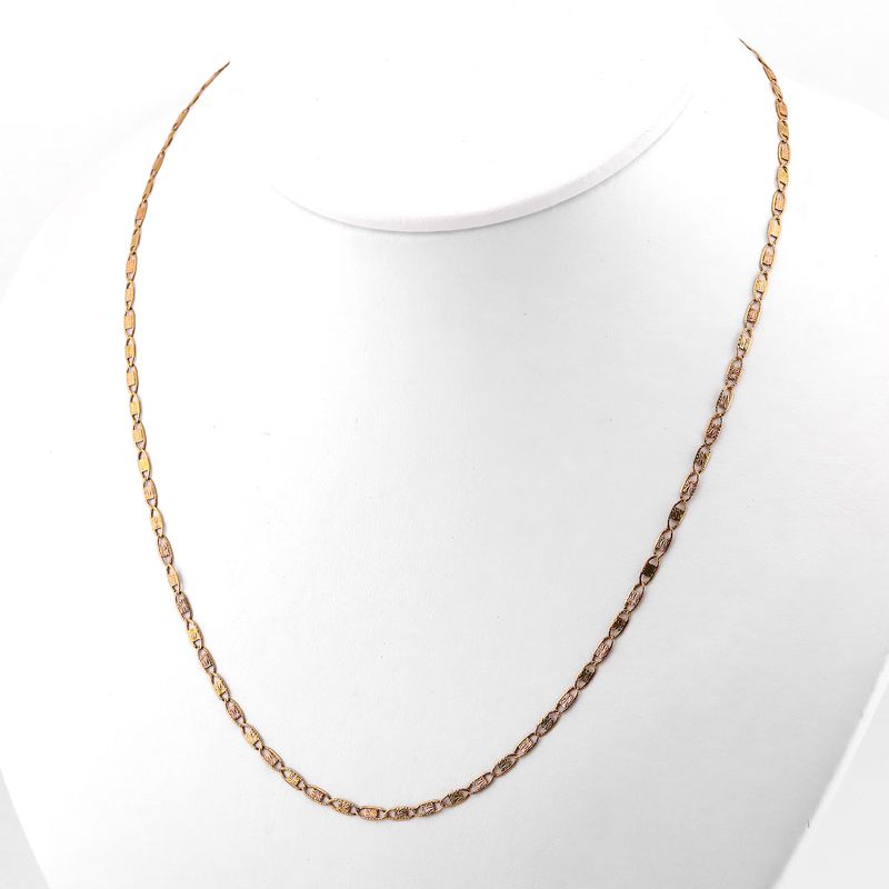 Cadena Valentino 10k 3.6g46cm