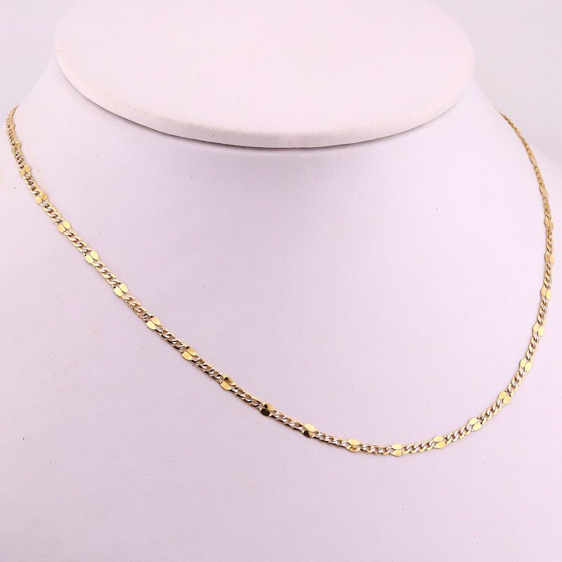 Cadena Mixta 14k 3.2g 55cm