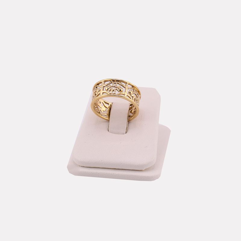 Anillo Figuras  14k 4.2g #7.5