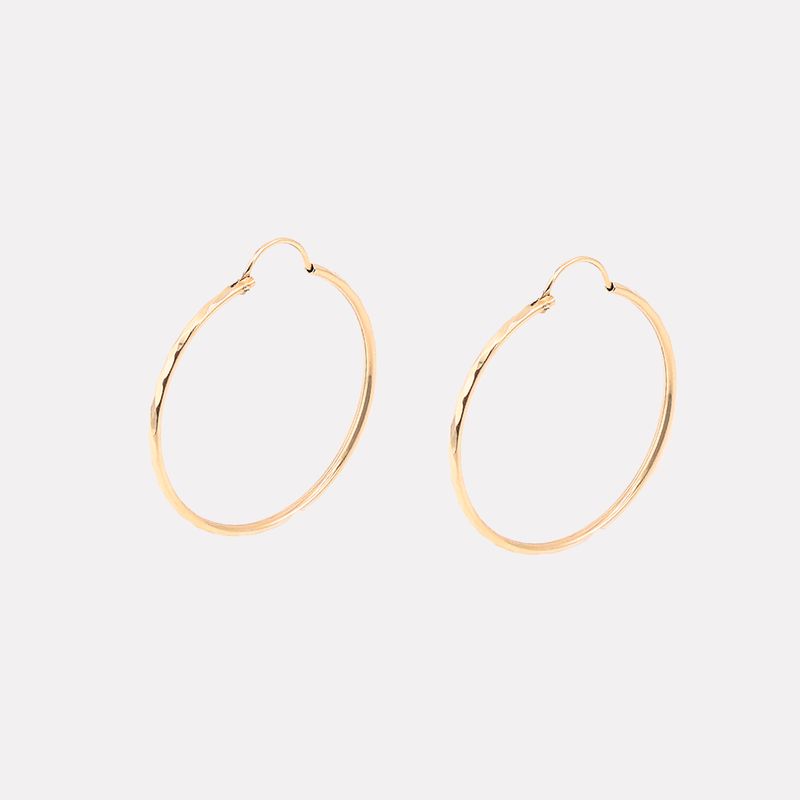 Arracadas Facetadas 14k 2.4g